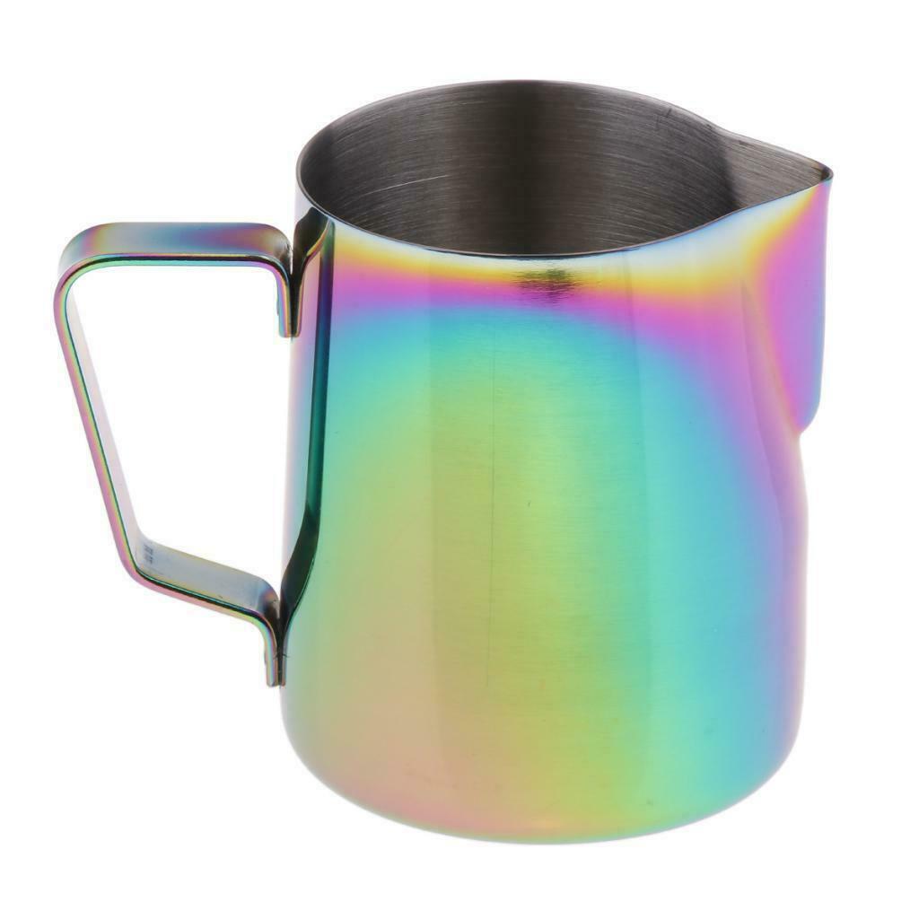 Stainless Steel Milk Moka Frothing Art Craft Jug Mug Cup 350ML Coffee Maker