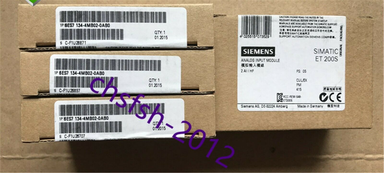 1 pcs New IN Box Siemens 6ES7 134-4MB02-0AB0 analog input module