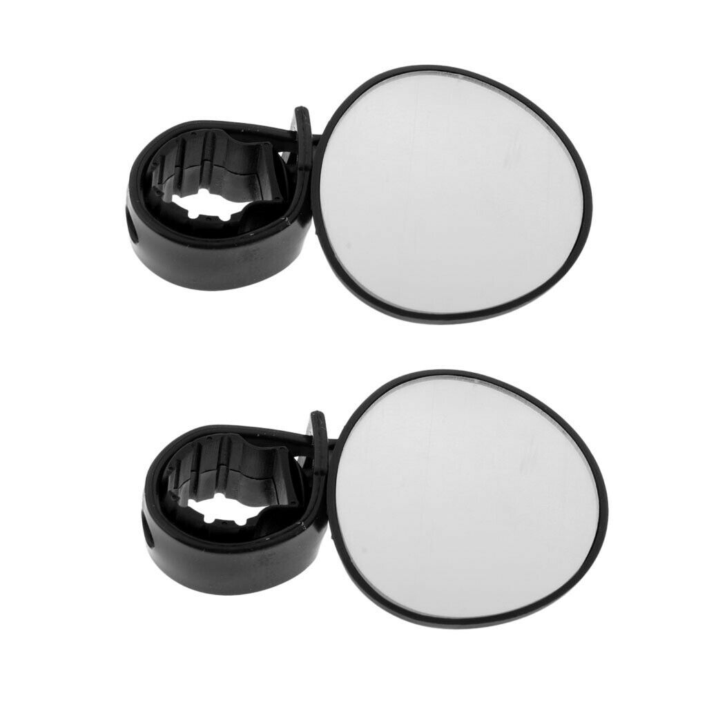 2 Adjustable 360 Degree  Cycling Mountain Road Mirrors For Handlebars
