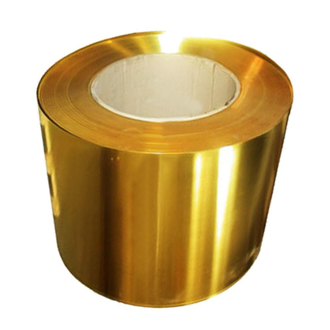 Brass Metal Thin Sheet Foil Plate 0.02X100X1000MM Handicraft Handmade Art