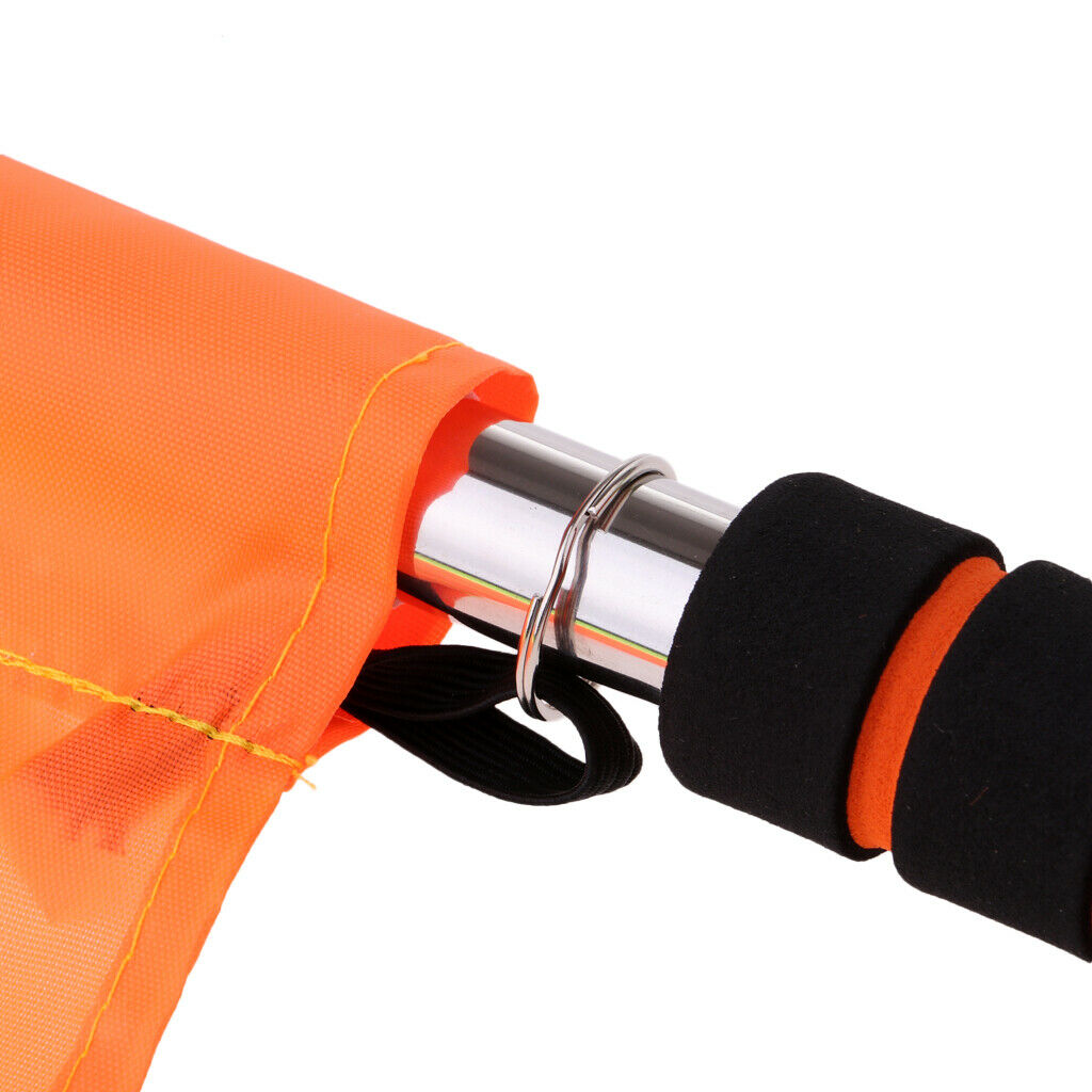 2x Official Soccer Football Linesman Referee Flags with Stainless Steel Rod