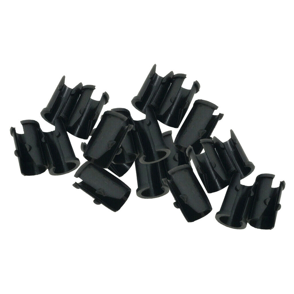 20 Count Bike Brake Cable Buckle Fixing Button Sleeve Shim  Hose Clip