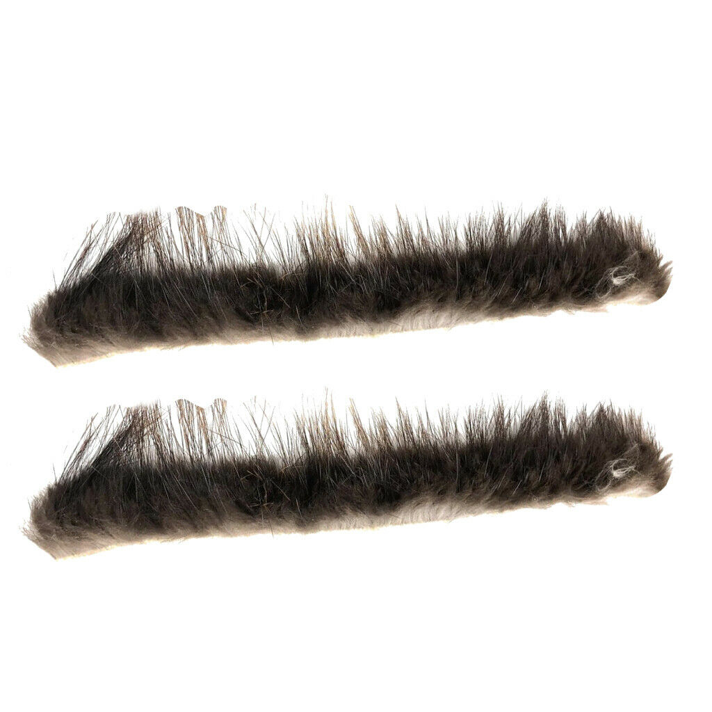 Pack of 2 Artificial Beaver Hair Bow String Bowstring Silencer Shock Absorber -