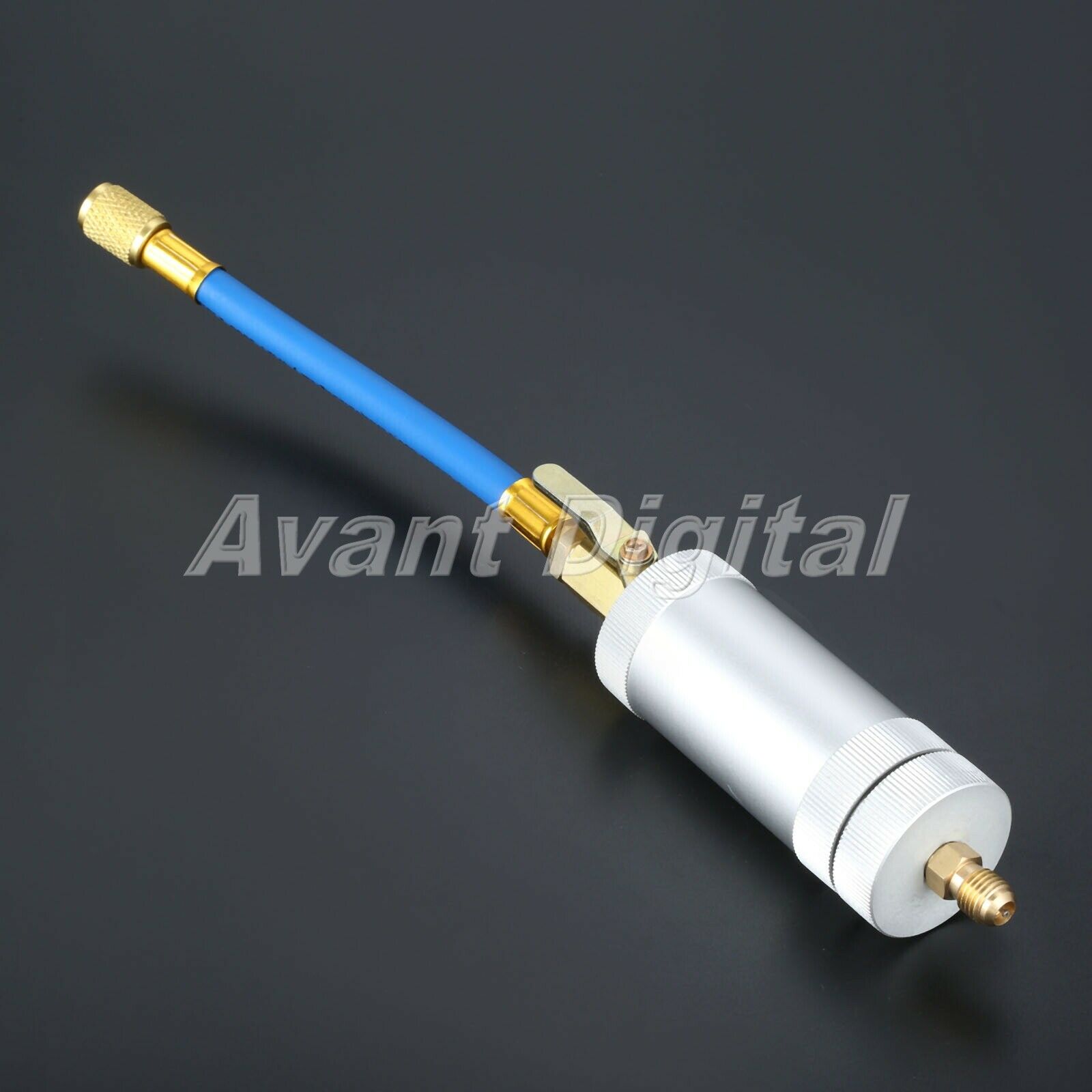 1/4" Car Auto A/C AC Oil&Dye Injector 2 OZ Injection Tool Filler R134A R12 R22