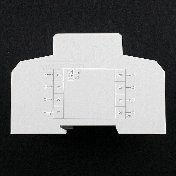Three-phase Four-wire DIN-Rail Kilowatt Hour KWH Energy Meter 50-60Hz 3x5(80A)