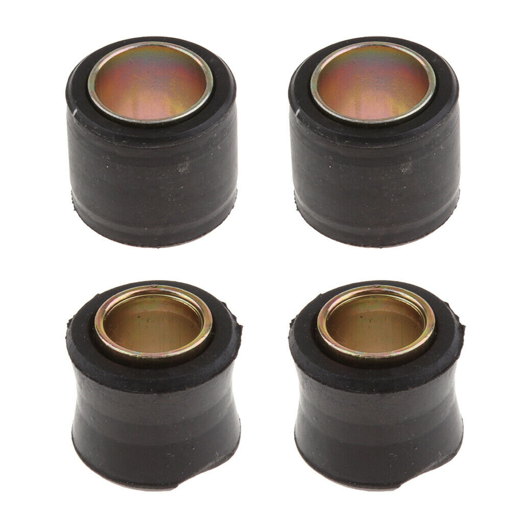 4x Rubber Motor Shock Absorber Rear Bush 12mm+14mm for Motorbike Replacement