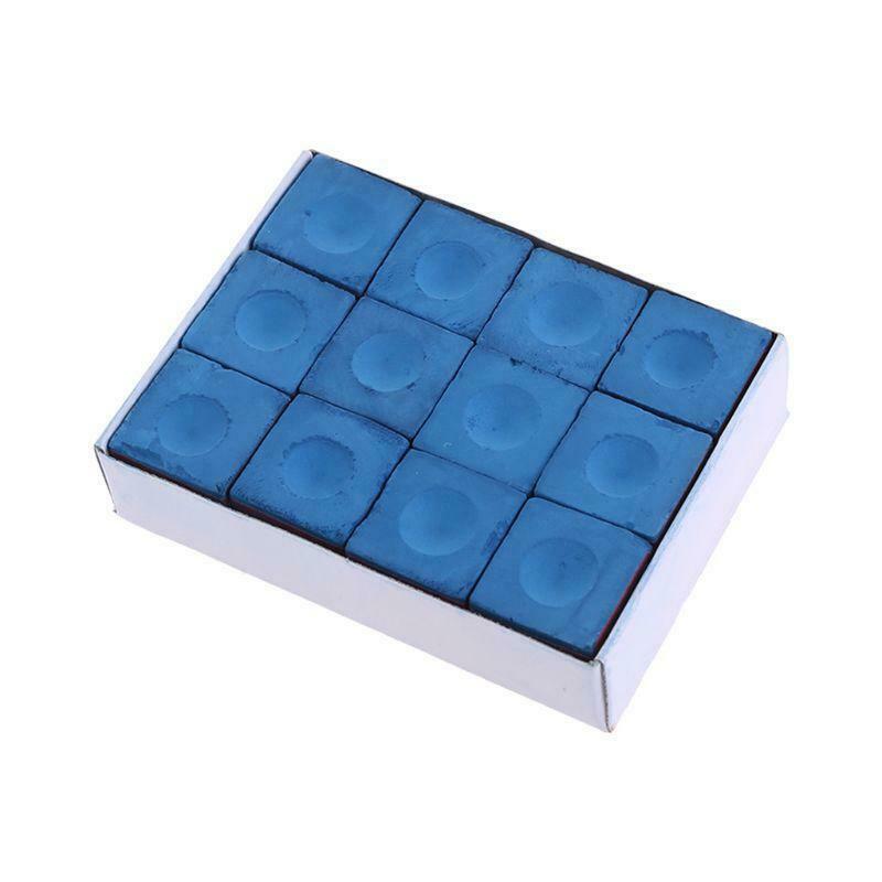 MagiDeal 12 Pieces Billiard Chalk Snooker Pool Cue Tip Billiards Accessories