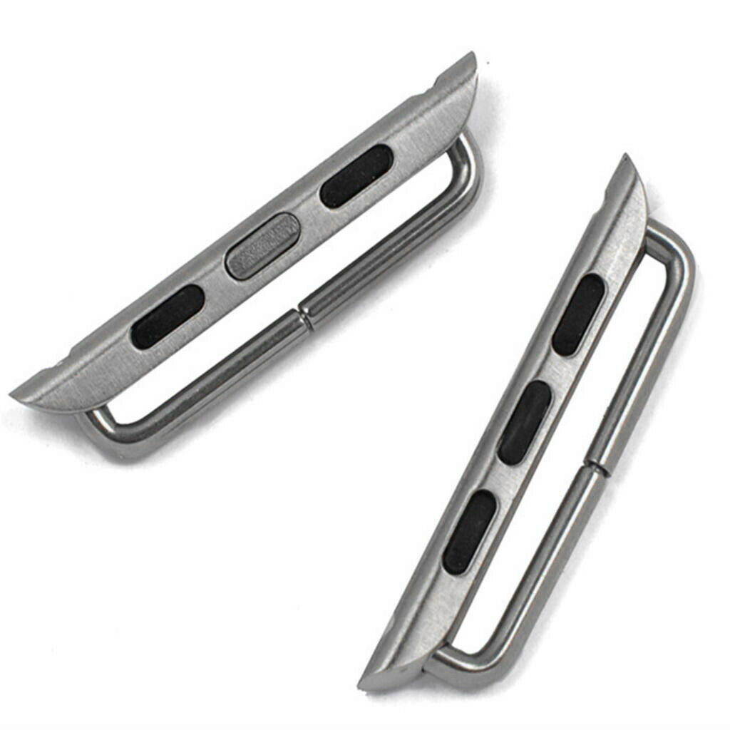 2x Metal  Connector Adapter Fr  4 40mm Strap Connection