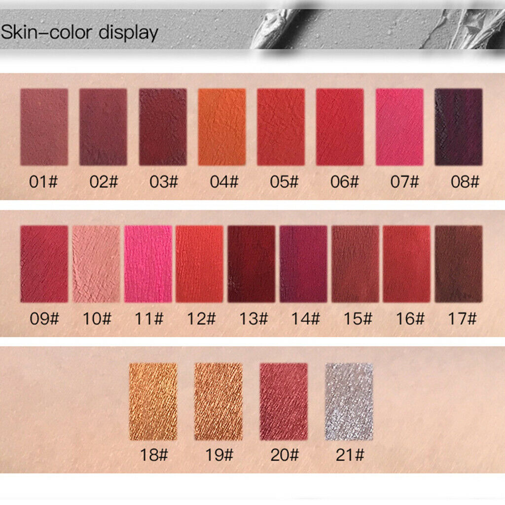 7.5ml Waterproof Makeup Lip Gloss Matte Liquid Lipstick Cosmetics Lip Tint