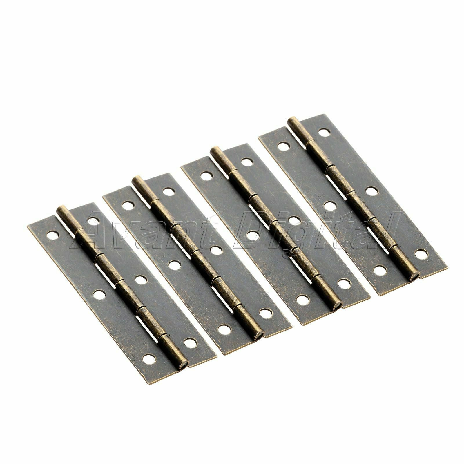 4pcs Furniture Door Hinges Cupboard Wardrobe Cabinet Hinges Hardware 60mm*20mm