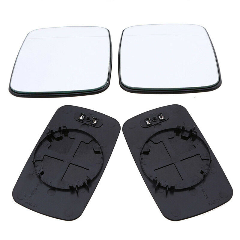 Fit for BMW E46 E39 325I 330i 325xi Pair Front LH RH Side Mirror Glass Heated