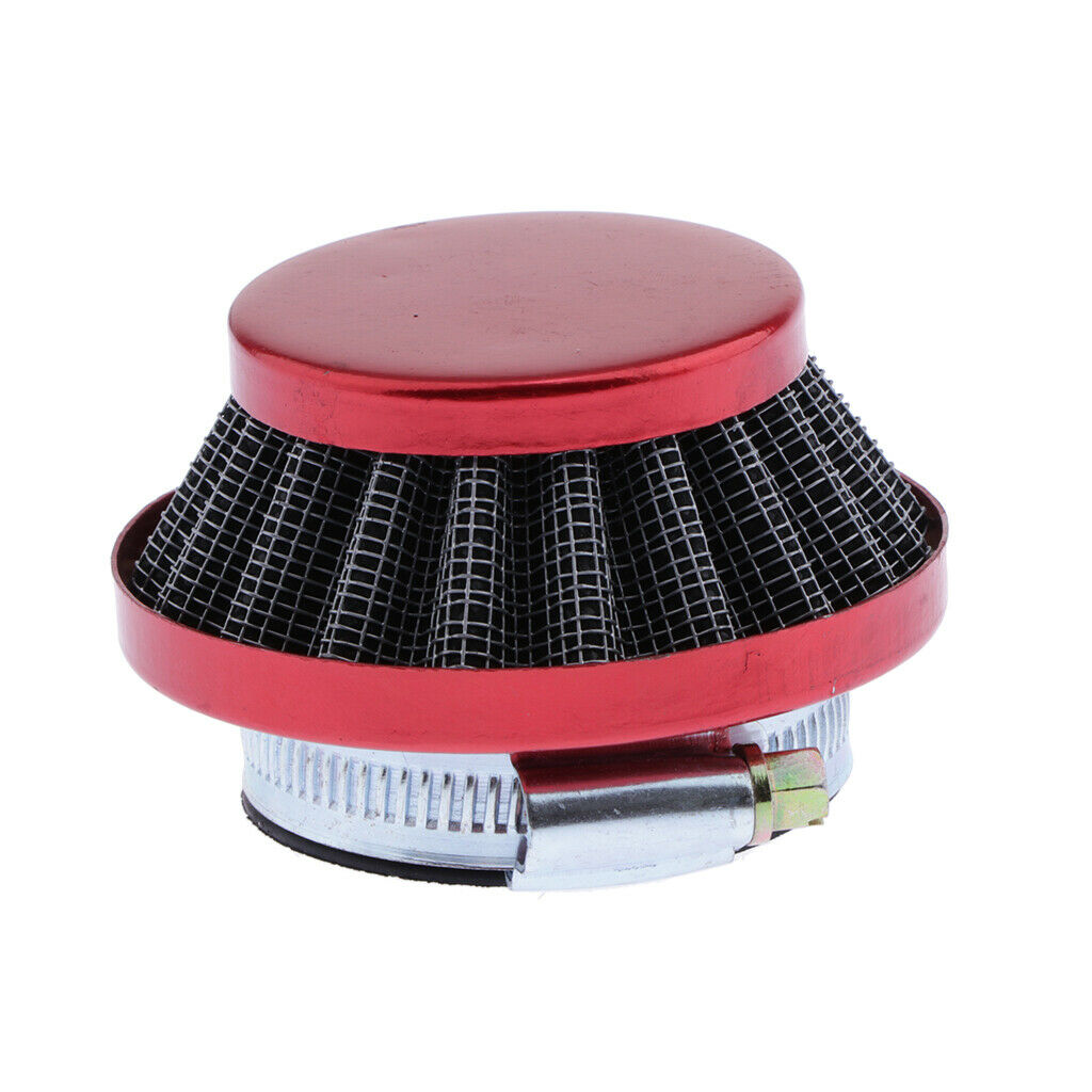 42mm Air Filter for 2-stroke 47cc 49cc Pocket Bike Moped (Red)