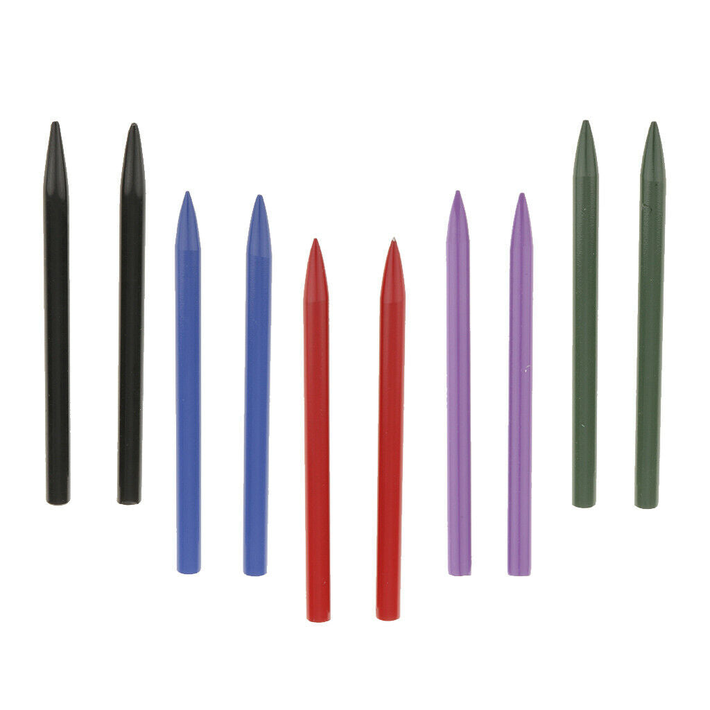 2pcs Stainless Steel Paracord Fids Needles Lacing Stitching Tool Black