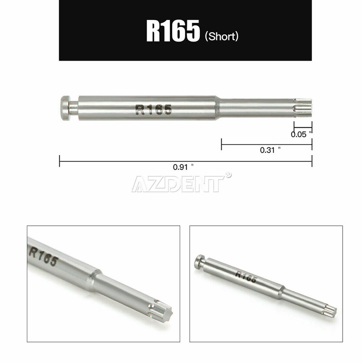 12pcs Dental Clinic Implant Motor Screw Driver Abutment Screw Driver Long+Short