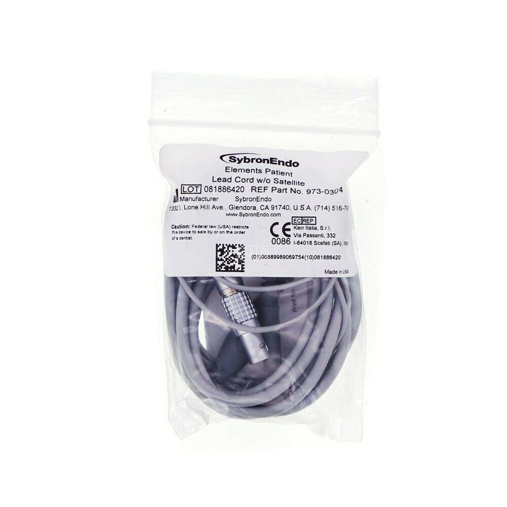 SybronEndo Elements Diagnostic Unit Elements Patient Lead Cord ,973-0304