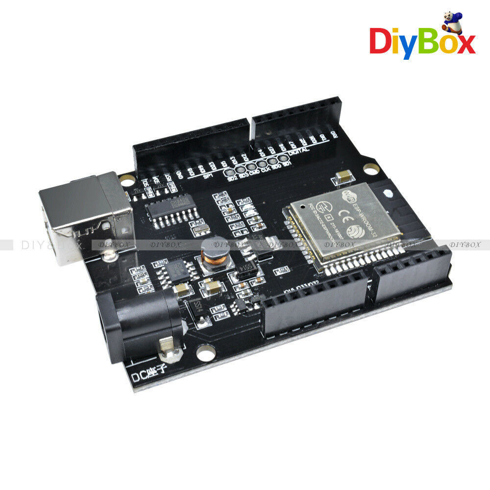 USB-B ESP32 WiFi+Bluetooth+UNO WeMos D1 R32 4MB Flash CH340 Module for Arduino