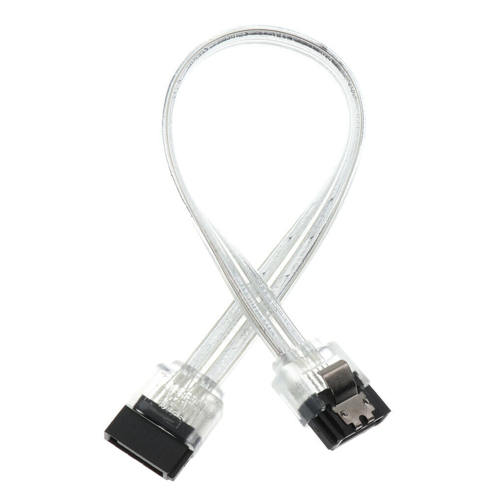 SATA3.0 Data Power Hard Dirve Cable 6.0Gbps 180 Degree With Locking Latches