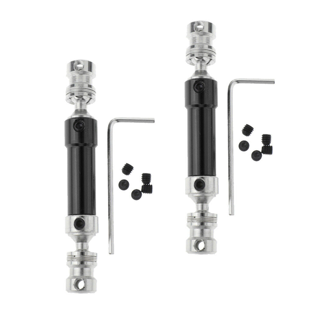 2x 1:12 RC Metal Black Universal Drive Shaft for WLTOYS 12428 12423 Car