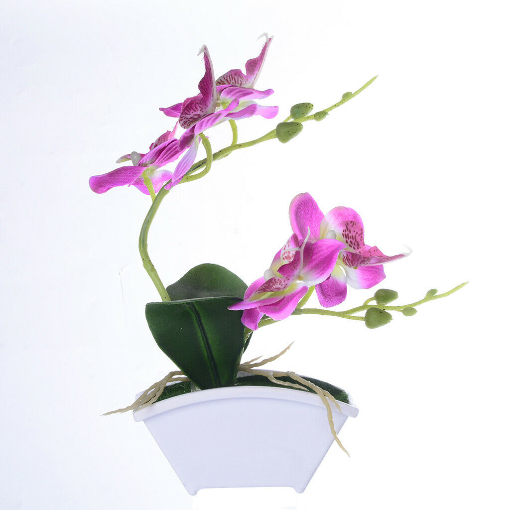 3 Pieces Ceramic Bonsai Flower Decoration Home Floral Decoration for Bedroom,