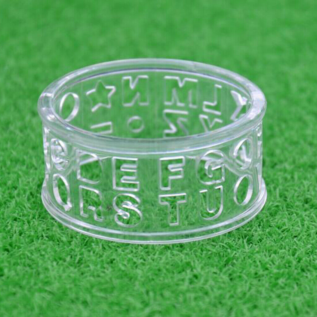 Plastic Letter Golf Ball Liner Marker Template Drawing Alignment Tool Aids