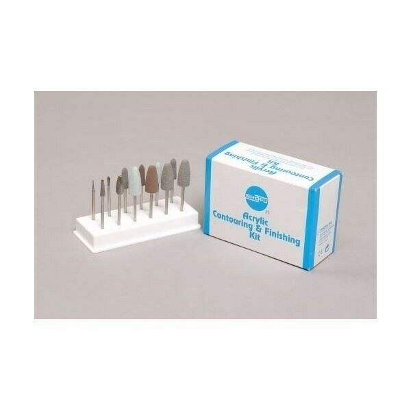 Shofu Acrylic Contouring Finishing Kit chairside adjusting polishing dentures