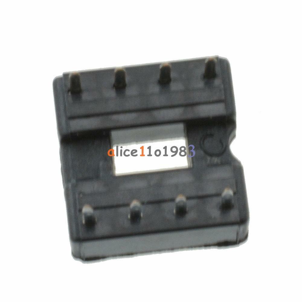 100PCS 8pin DIP IC Socket Adaptor Solder Type Socket Pitch Dual Wipe Contact
