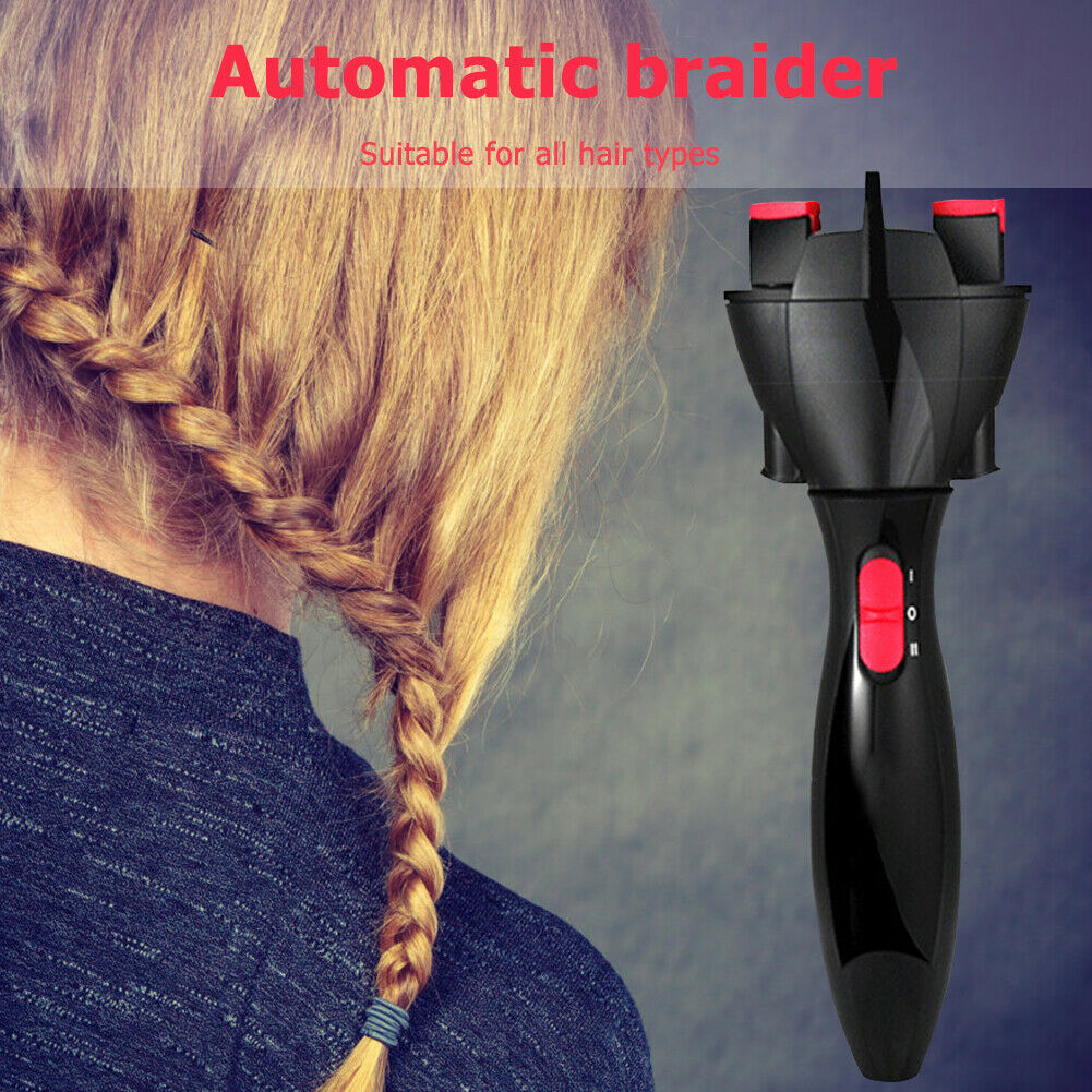 Electric Hair Braider Automatic Twist Knitted Hairstyle Braiding Machine @