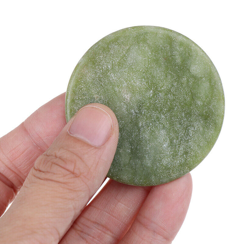Round Jade Stone Eyelash Extension Glue Adhesive Stand Pallet Stand Holde.l8
