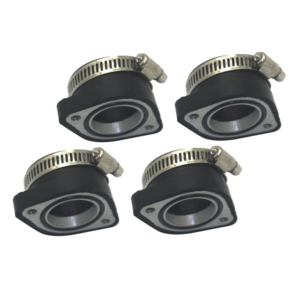 4x Dirt Bike Intake Mainfold Adapter Fit for   VM24 PE24 PE26 PE28 OKO Carb