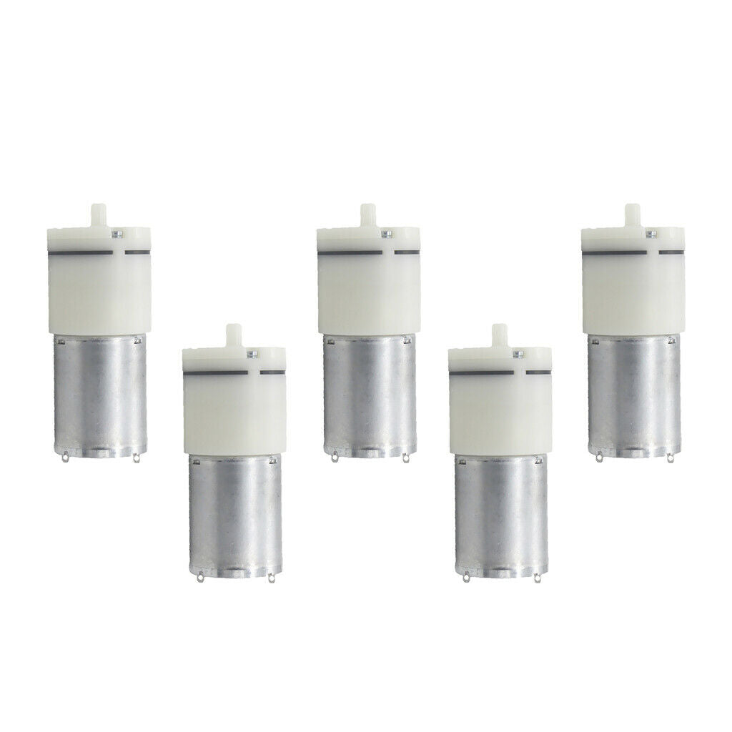 5 Pieces 3-6V 370 Motor Air Pump Oxygen Pump 300mmHg Aquarium Fish Tank DIY