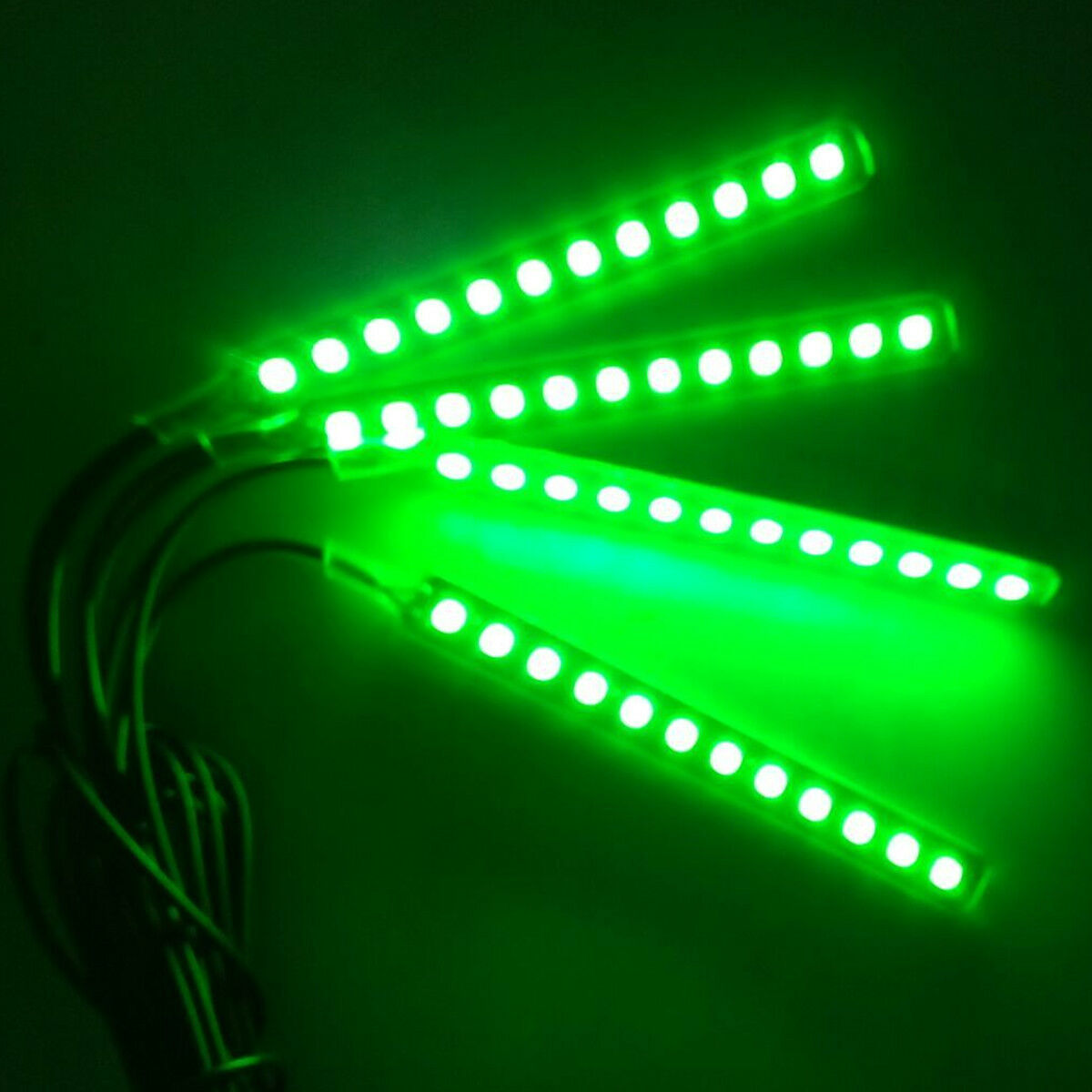 4in1 7 Colors Choose Car Interior Atmosphere Music Control Light+Wireless Remote