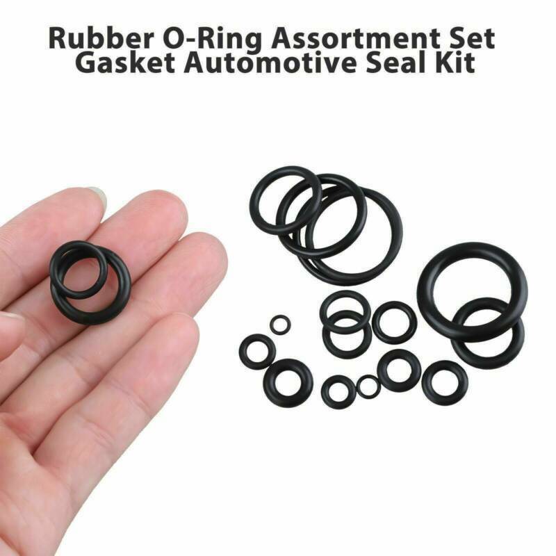 225PCS 18 Sizes Rubber O-Ring Washer Mixed Set Gasket Automotive Seal Kit