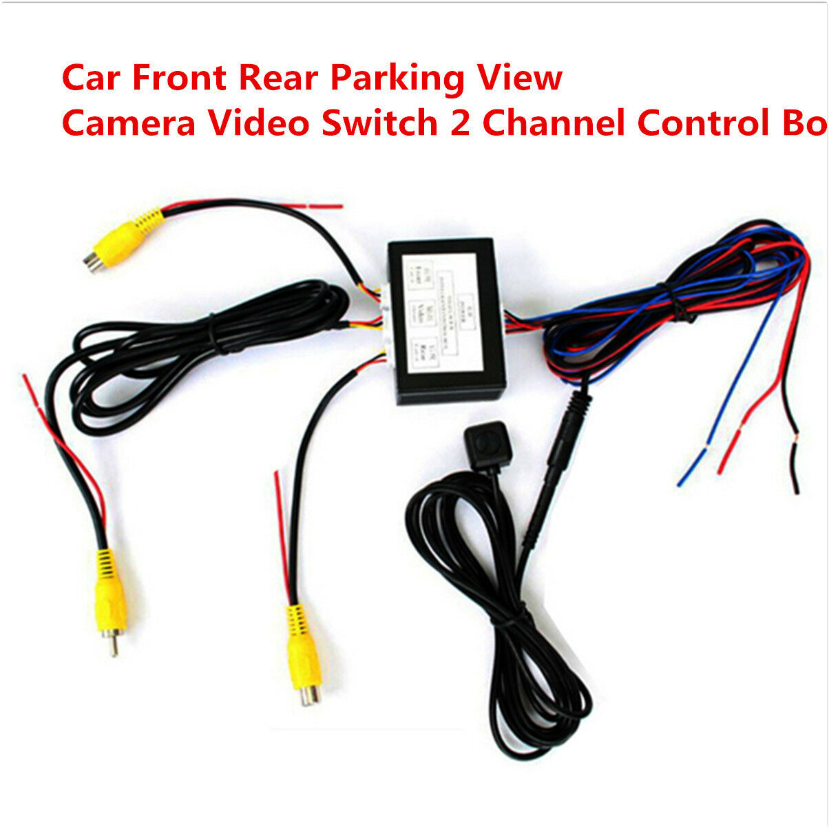 Car SUV Front Rear ParkingView Camera Switch 2 Channel Control Box Converter