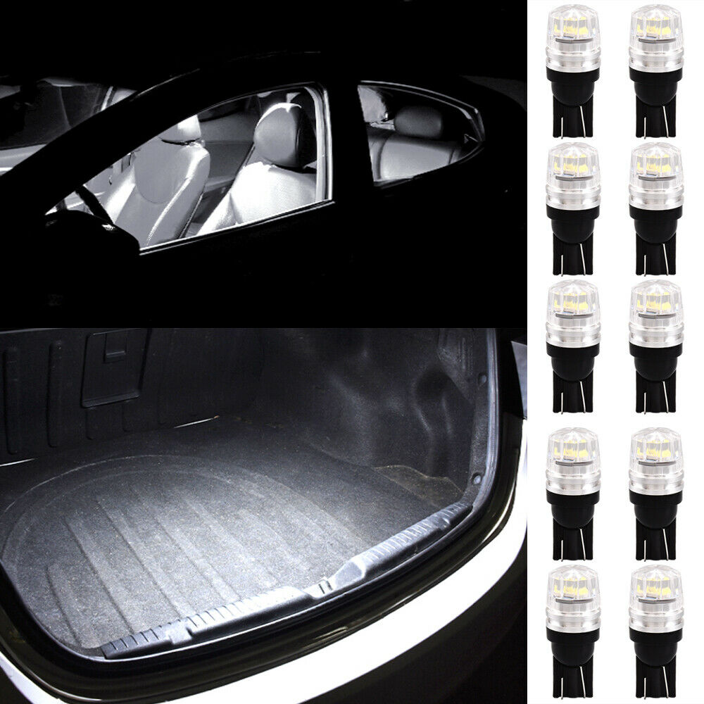 10x T10 W5W 168 194 LED COB Interior Canbus Error Free Car Side Wedge Light Bulb