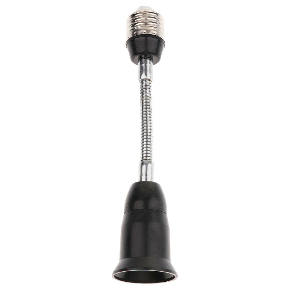 E27   Extension Adjustable Medium Light Bulb Socket Converter