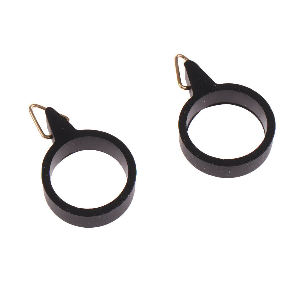 2PCS Fishing Hook Keeper Rubber Ring Rod Pole Safety Lure Bait Holders  M