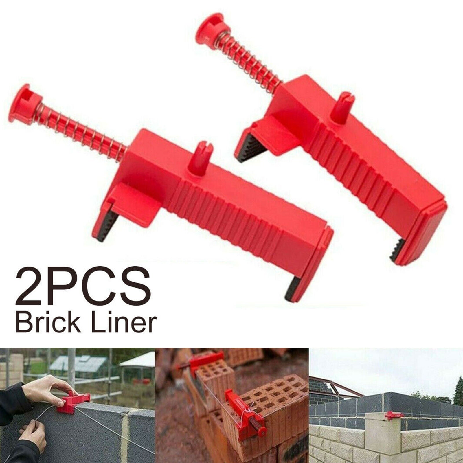 2X Brick Liner Runner Wire Drawer Bricklaying Trowel Fixer Building Construction