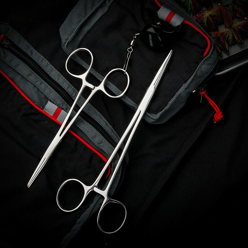 Stainless Steel Fishing Plier Scissor Line Cutter Hook Remover ForcepsJ SJ