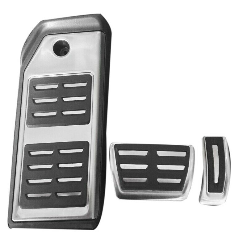 4X(3Pcs Car Accelerator Brake Pedal Foot Rest Pedal for Touarge 2019 2020 A9U6)