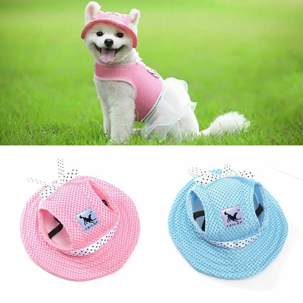 Beach Ornaments Pet Product Puppy Outdoor Visor Hat Pet Canvas Cap Dog Cap