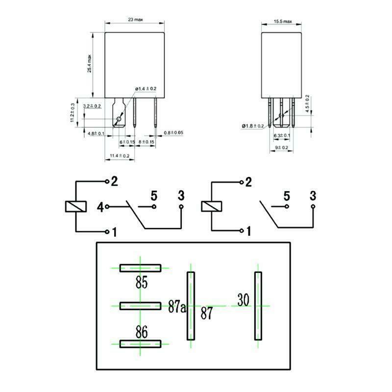 Automotive 12V 40A 4 Pin Relay Automotive Relays For Car