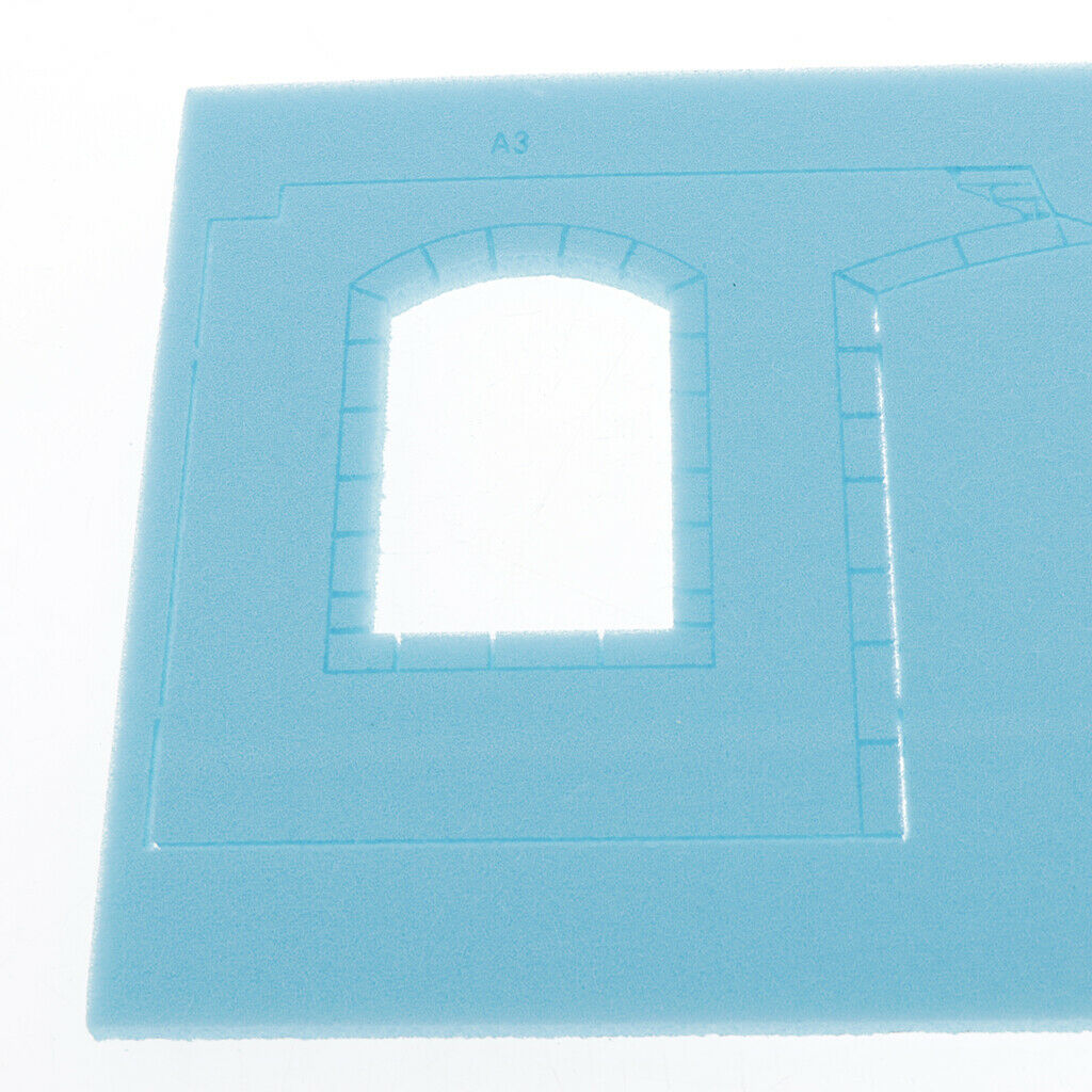 1:35 Scale  Buildings Kits Ruins House for Dioramas Sand Table Decor