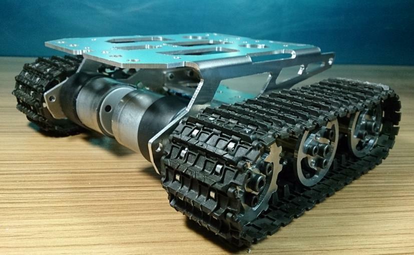 Educational Competition Metal Robot Tank Crawler Chassis For DIY Hobbyist