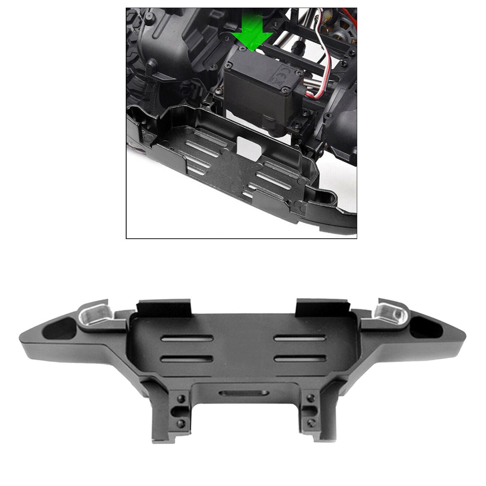 176mm RC Car Front Bumper Base RC Car Upgrade Part for RC Crawler TRX4,SCX10