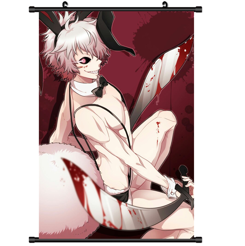 New Anime 12Taisen rabbit 12 Taisen Juuni Taisen wall Poster Scroll 3300
