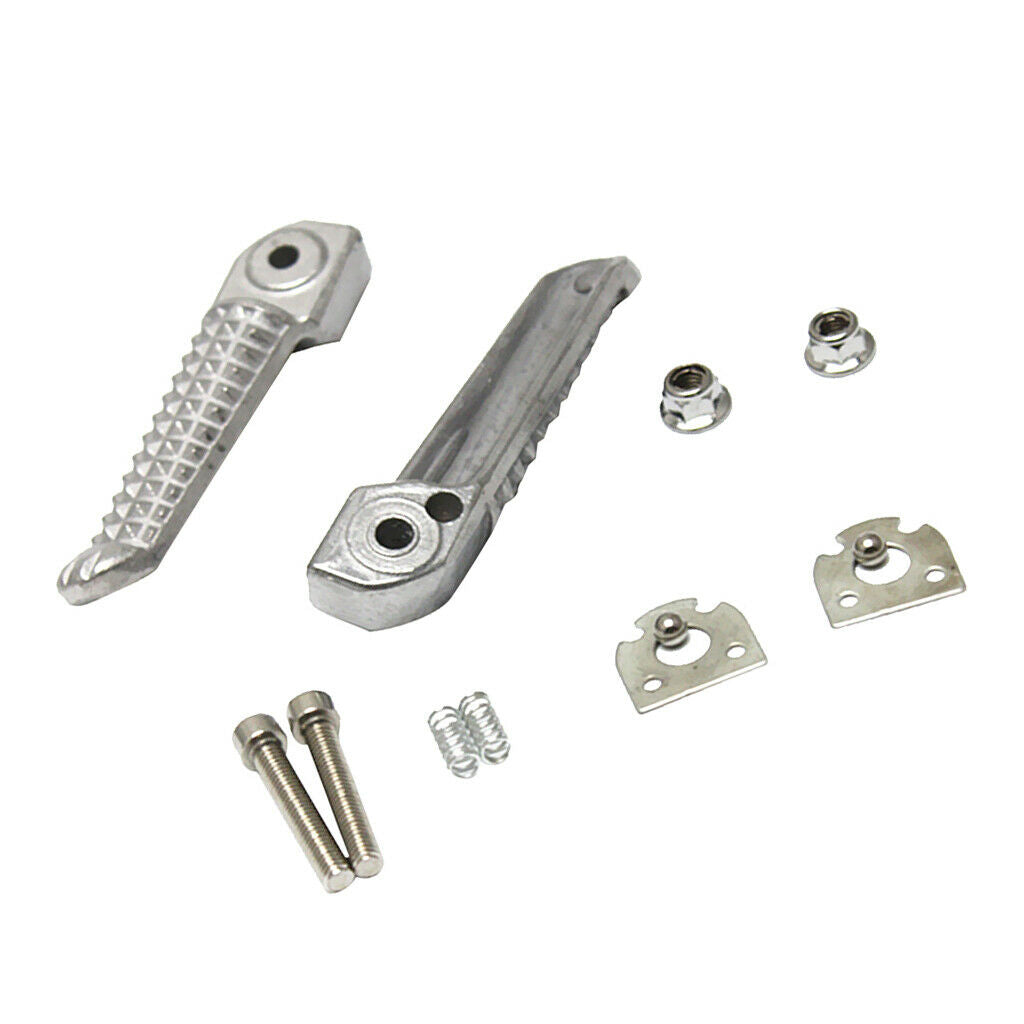 1 Pair Aluminum Footpegs Rest Pegs For Yamaha YZF R1 2002-2012 R6 2003-2011