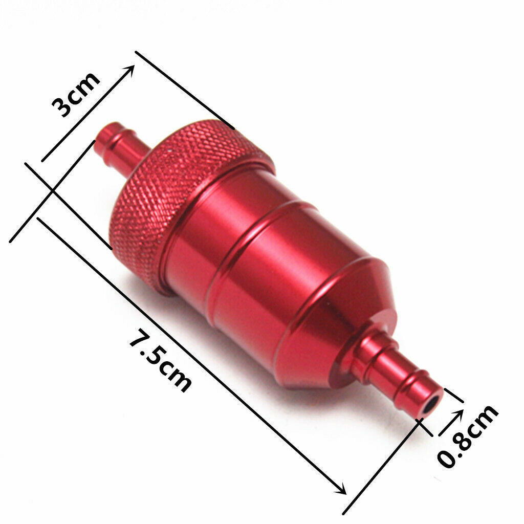 3Pcs Scooter Motorcycle Motocross 8 Mm Billet Gasoline in Line