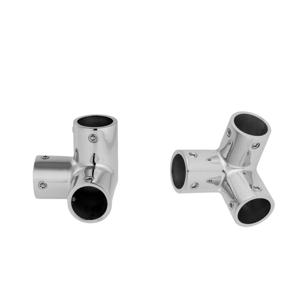 2pcs Handrail Fittings For Boat - 22 Mm