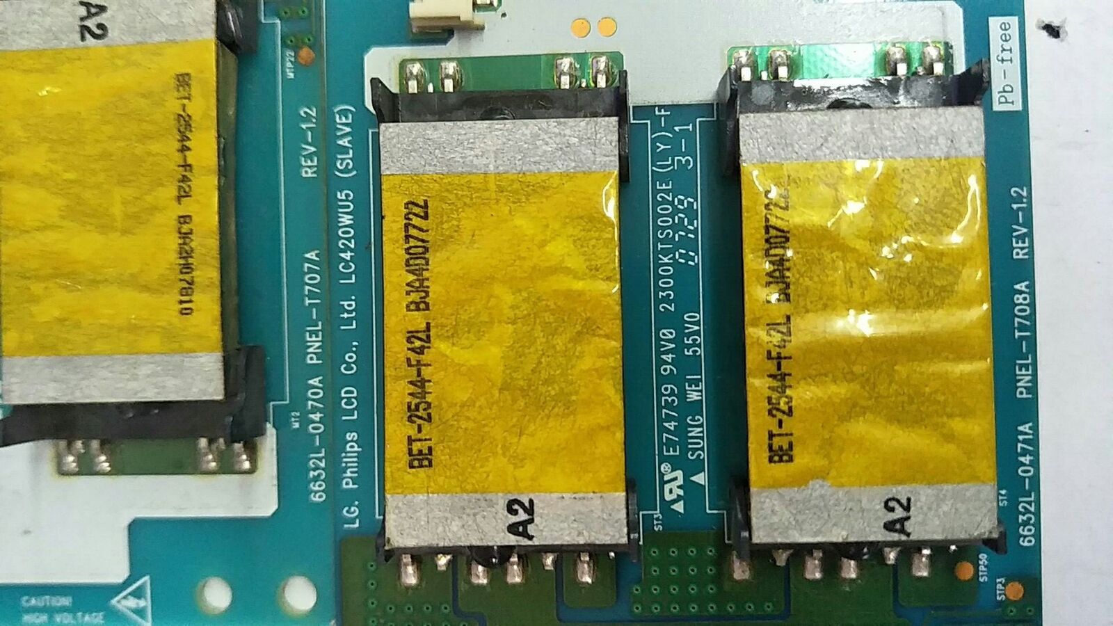 1PC Applicable for LG High Voltage Board LC420WU5 6632L-0470A 6632L-0471A