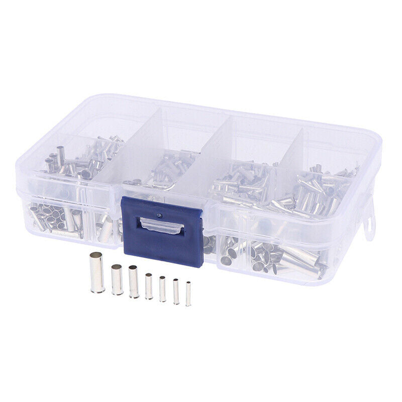 600Pcs 0.5-6.0mm2 Bootlace Ferrules Cord End Electrical Cable Crimp Terminal LS
